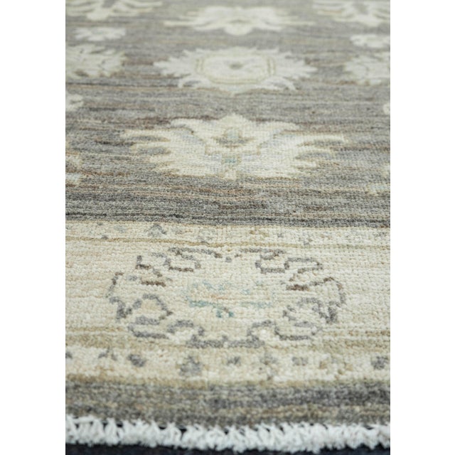 Contemporary Oushak Square Rug 3' x 3'1" For Sale - Image 3 of 4