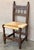 French Country 20th Century Set of Six Catalan Chairs in Carved Walnut and Caned Seats For Sale - Image 3 of 11