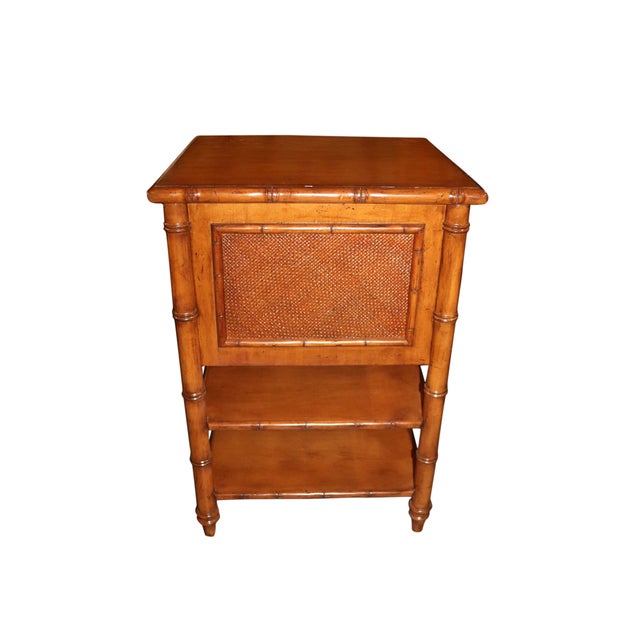 Tommy Bahama Faux Bamboo Nightstand Chairish