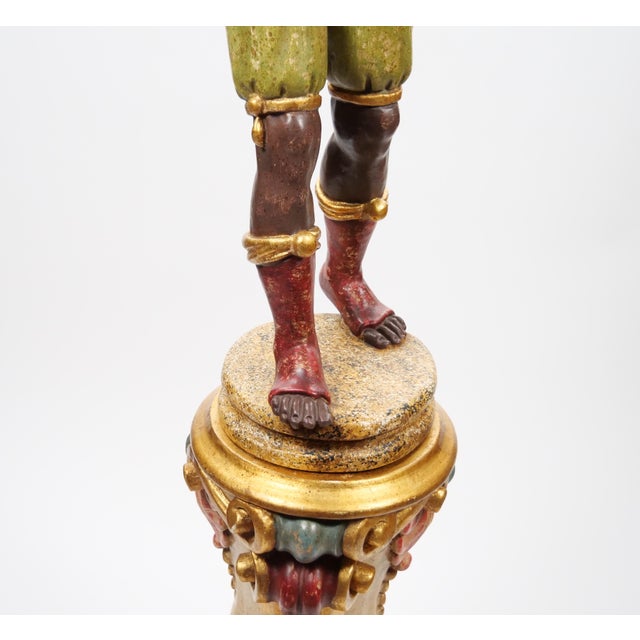Italian Figural Standing Candelabra Floor Lamp, Early 20th Century For Sale - Image 13 of 18