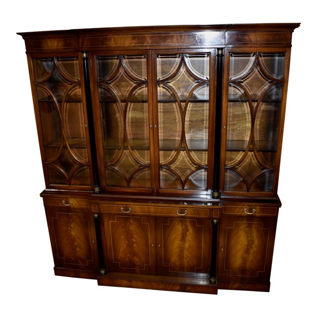 1970s Vintage Mahogany Regency Style China Chairish