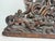 Large Antique 19th Century Carved Wood Architectural Salvage Pediment Sculpture For Sale In New York - Image 6 of 12