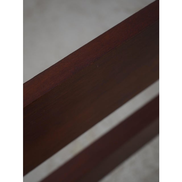 Seely Cherry Queen Size Pencil Post Bed For Sale - Image 11 of 16