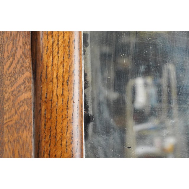 Early 20th Century Antique American Empire Oak Bedroom Dresser For Sale - Image 5 of 15