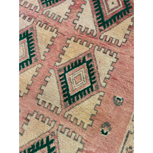 Moroccan Artist Vintage Pink Moroccan Rug For Sale - Image 4 of 8