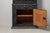 Tall Swedish Handcrafted Black Painted Pine Folk Art Cabinet For Sale - Image 9 of 18