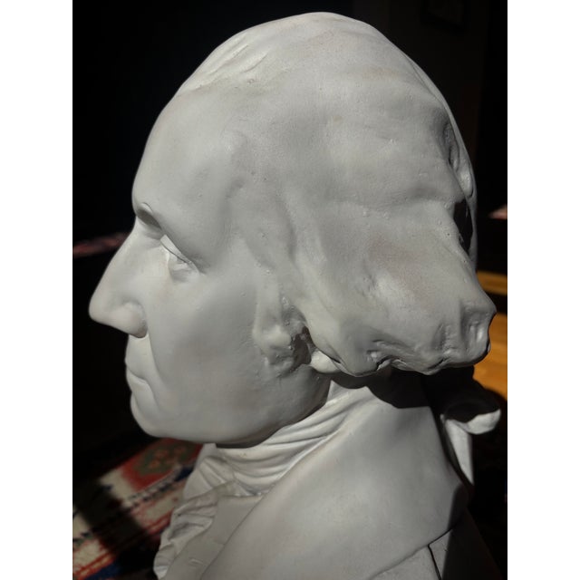 Lifesize Bust of George Washington For Sale - Image 4 of 9