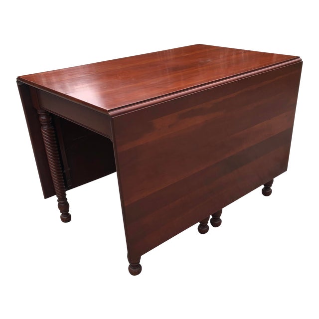 1950s Willett Wildwood Cherry Gate Leg Drop Leaf Table Chairish