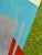 Large Color Block Geometric Acrylic Painting – Modern Abstract Canvas Art For Sale - Image 10 of 11