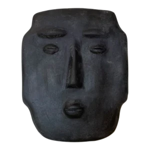 Matthew Weil Small Plaster Mask Wall Sculpture