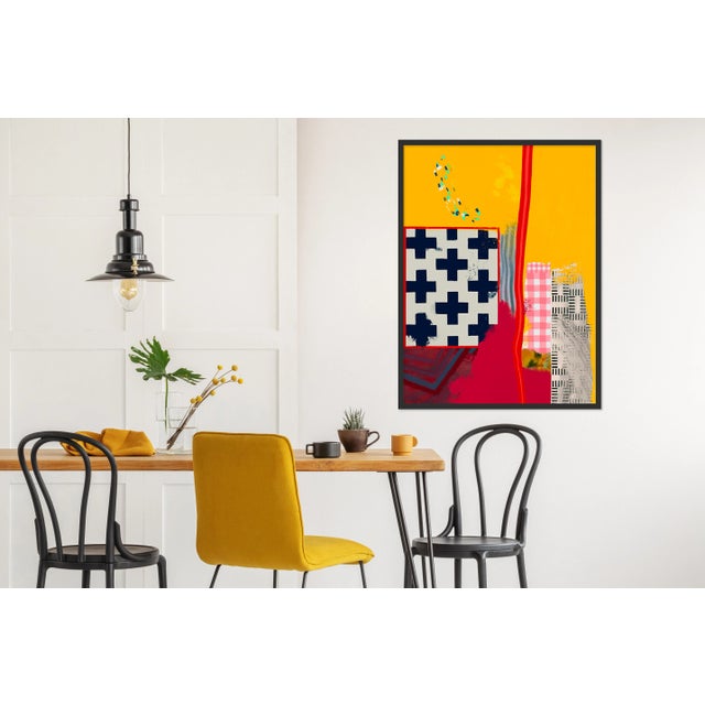 Contemporary Baldessari by Jonathan Ryan Harvey, Art Print in Black Frame, Medium For Sale - Image 3 of 4