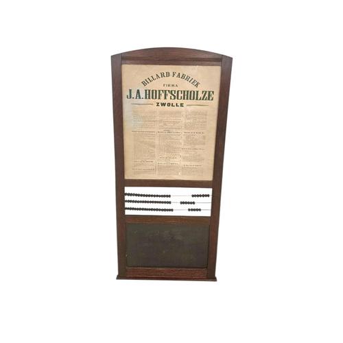 2000 - 2009 Wall Billiards Scoreboard by J.A. Hoffscholze, 1960s For Sale - Image 5 of 7
