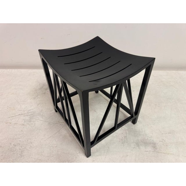 Black Thebes Style Stool, 1990s For Sale - Image 9 of 14