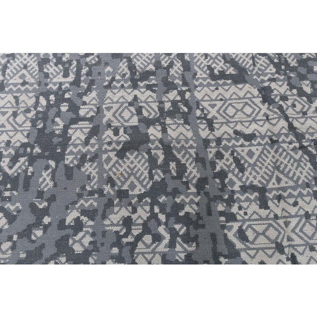 Gray Abstract Modern ‘Petra Design’ Wool Rug by Doris Leslie Blau For Sale - Image 8 of 9