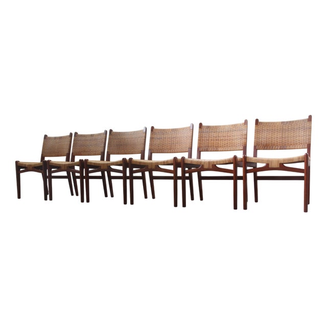 Model CH-31 Dining Chairs in Teak by Hans J. Wegner for Carl Hansen & Søn, 1967, Set of 6 For Sale