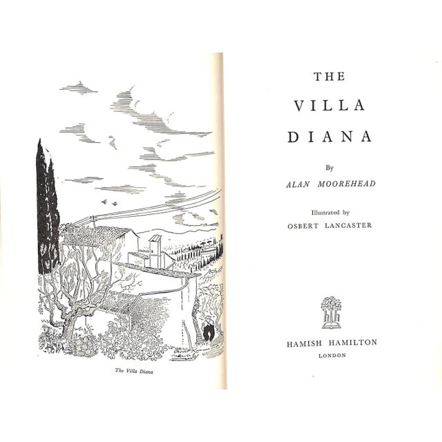 MOOREHEAD, Alan [150] pp. Hamish Hamilton 1951 8 3/4" x 5 3/4" Jacet designed by Osbert Lancaster Above Florence, in one...