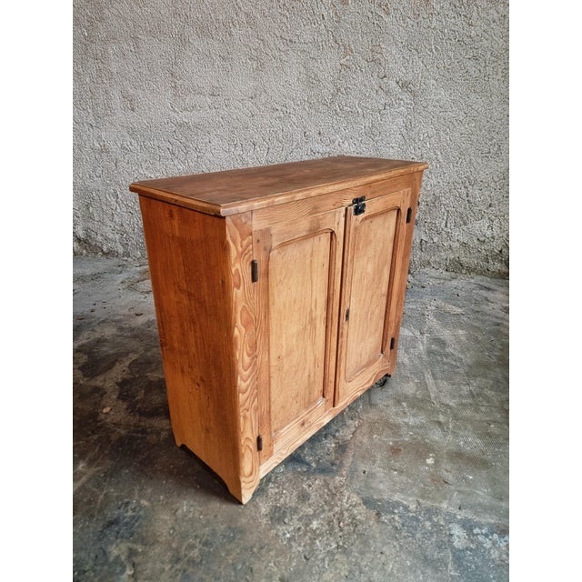Antique French Pine Cupboard, Early 20th Century For Sale - Image 12 of 14