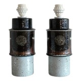 Pair of 1960s Stoneware Lamps by Inger Persson For Sale