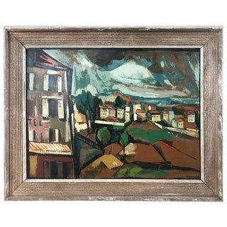 1950s Signed Mid-Century Seriagraph on Board by Maurice De Vlaminck For Sale