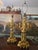 Antique Louis Xv Royal Bronze Pair Gilded Lamps Candleabra - a Pair For Sale In Boston - Image 6 of 17