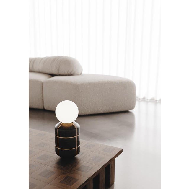 Ceramic Base Spot Table Lamp by Svitanok For Sale - Image 6 of 9