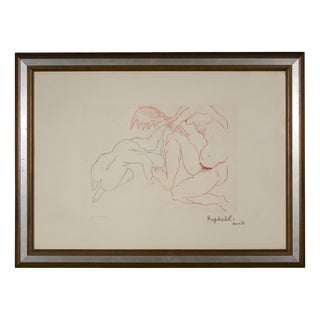Antonietta Raphaël, Modern Composition, 1970s, Signed Lithograph For Sale