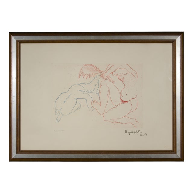 Antonietta Raphaël, Modern Composition, 1970s, Signed Lithograph For Sale