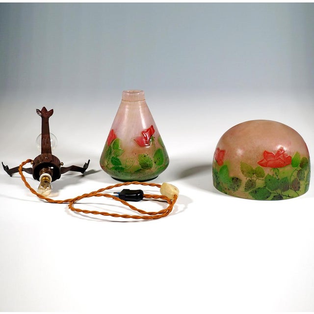 Art Nouveau Table Lamp from Daum Nancy, France, 1905 For Sale - Image 6 of 7