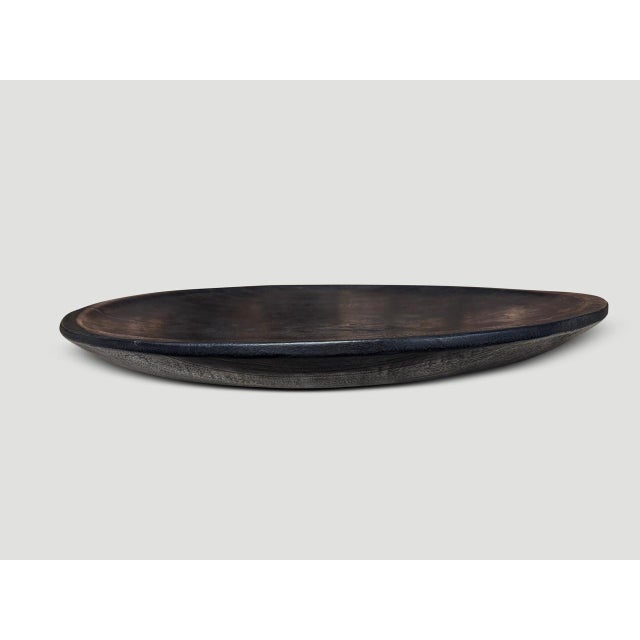 Andrianna Shamaris Impressive Large Charred Platter For Sale - Image 9 of 18