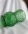 1970s Large Vintage Green Glass Bouquet Vase 1970’s For Sale - Image 5 of 12