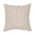 Decorative pillow; knife edge; hidden zipper closure; 90/10 feather/down insert Dry Clean