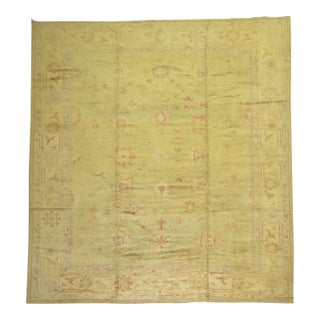 Late 20th Century Oversize Turkish Oushak Rug - 12'5" x 16'6" For Sale