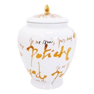 I Am Not a Decorative Object Vase in Porcelain by Dominique Degueldre, 2018 For Sale