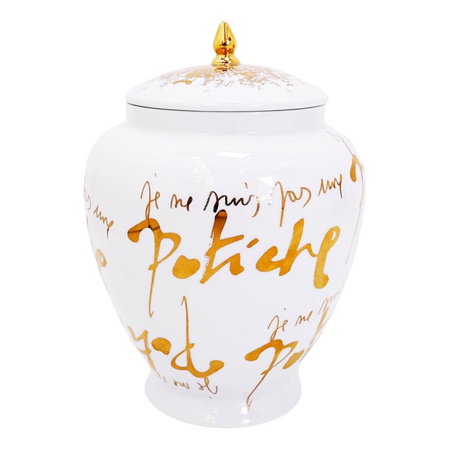 I Am Not a Decorative Object Vase in Porcelain by Dominique Degueldre, 2018 For Sale