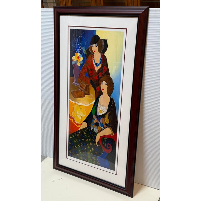Itzchak Tarkay Debbie & Donna Serigraph + Certificate of Authenticity For Sale - Image 11 of 12