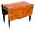 Antique Mahogany Drop Leaf Dining Table With Reed Carved Legs Boston For Sale