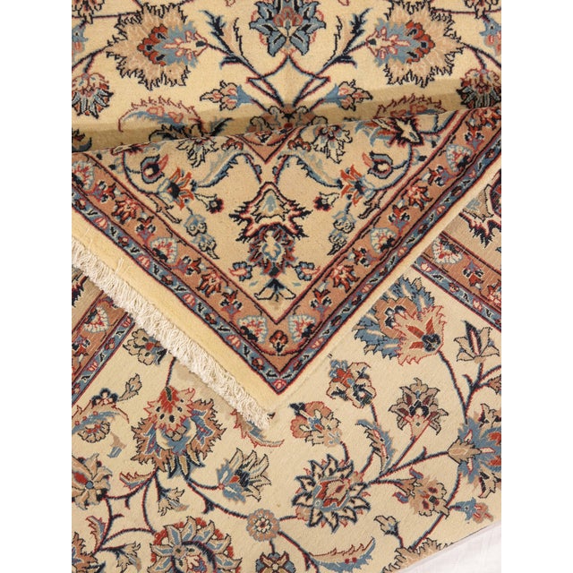 Antique Persian Mashad Rug 6'6" X 9'6" For Sale - Image 4 of 4