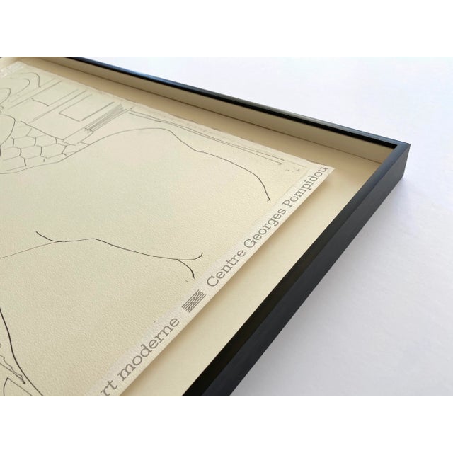 Henri Matisse、NU ALLONGE、画集画、新品額装付 Henri Matisse、NU ALLONGE、画集画、新品額装付