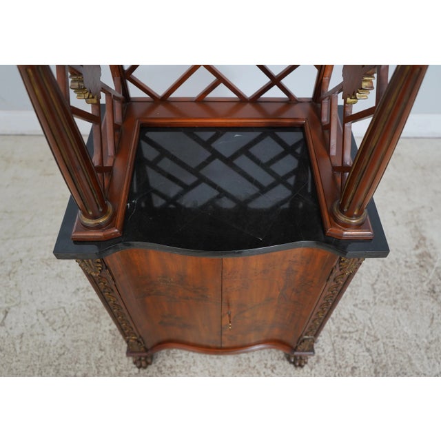 Maitland Smith Chinese Design Etagere Curio Shelf For Sale In Philadelphia - Image 6 of 12