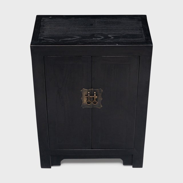 Chinese Early 20th Century Chinese Square Corner Locking Cabinet For Sale - Image 3 of 6