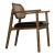 Noir NOIR Tolka Chair, Teak with Leather Seat For Sale - Image 4 of 5