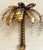 Modern Pair of Maison Jansen Gilt Metal Palm Tree Sconces, France, 20th Century For Sale - Image 3 of 15