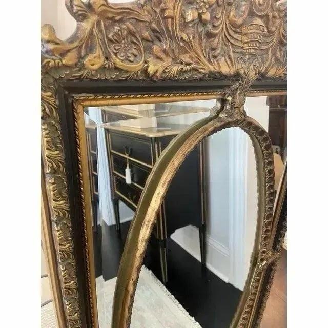 Late 20th Century Neoclassical Style Beveled Wall Mirror For Sale In Chicago - Image 6 of 6
