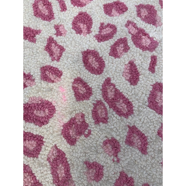 Dash & Albert Pink Leopard Print Wool Rug 10′ × 14′ Chairish