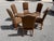 Beautiful set of 6 vintage armless Ralph Lauren Dining Chairs. Spectacular construction--features antique bronze nailhead...