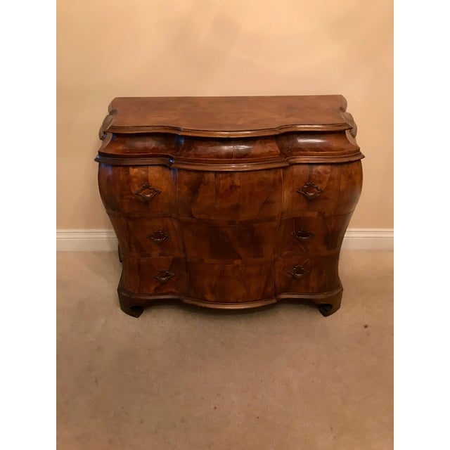 Vintage Burl Wood Bombay Chest Chairish