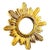 Wenz Giltwood Sunburst Mirror, Germany, 1960s For Sale - Image 13 of 13