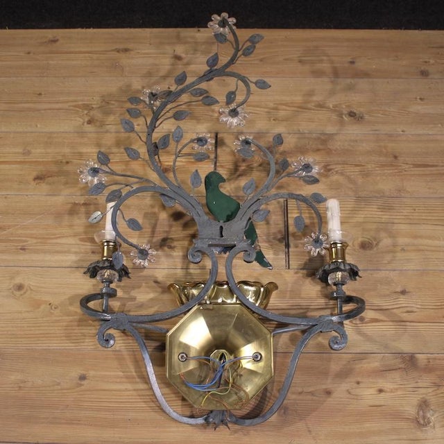 20th-Century Italian Wall Light by Banci, Florence, 1960 For Sale - Image 9 of 13