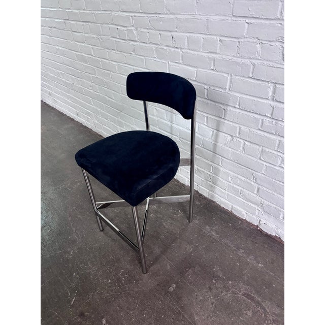 Mid-Century Modern Mitchell Gold & Bob Williams - Remy Stool For Sale - Image 3 of 4