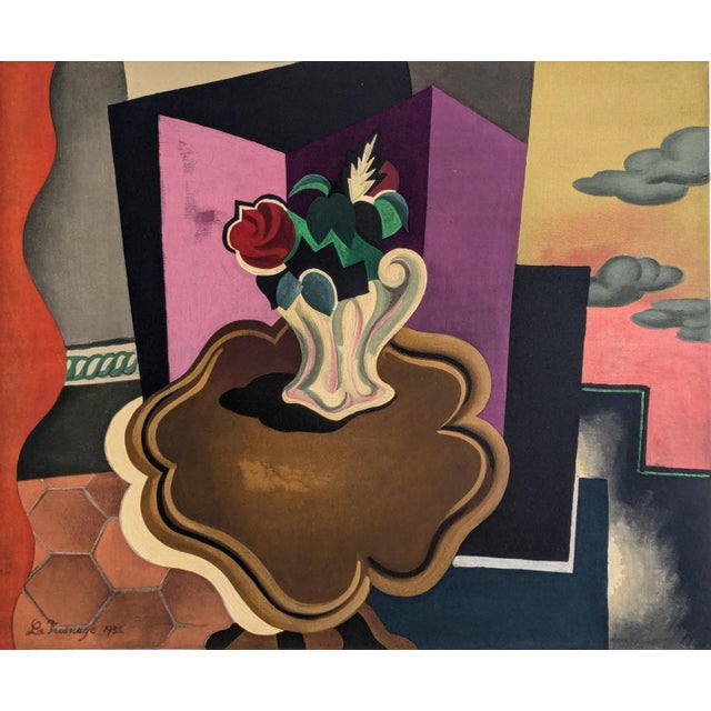 1930s Roger de la Fresnaye, Still Life, Signed Color Lithograph, 1968 For Sale - Image 5 of 5